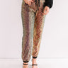 Extra Sparkles Sequin Joggers In Black Image - 1