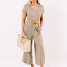 Vibe To This Jumpsuit In Sage Image - 1