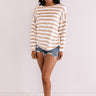 Missing You Softly Plush Stripe Sweater Image - 1
