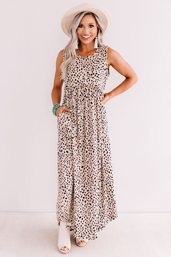 Caption This Cheetah Print Maxi Image - 2