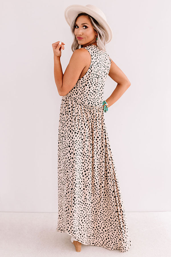 Caption This Cheetah Print Maxi Image - 3