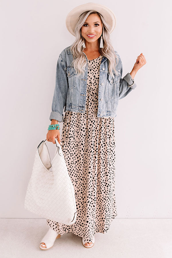 Caption This Cheetah Print Maxi Image - 4