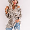 Crowd Favorite Leopard Shift Top Image - 1