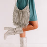 Redwoods Adventure Fringe Crossbody In Grey Image - 1