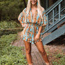 Radiant Reveal Snake Print Romper Image - 1