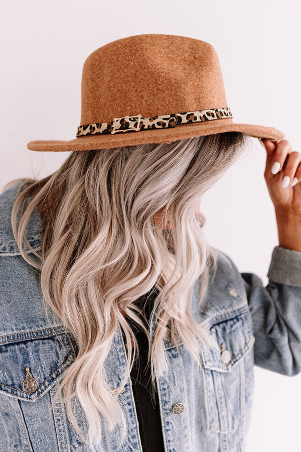 Celeb Sighting Fedora In Camel Image - 5