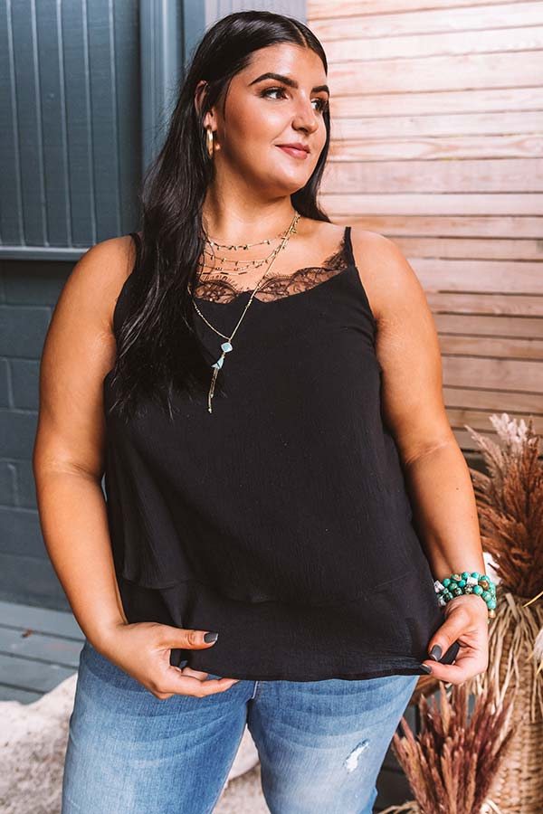 Girls Night Spotlight Shift Tank   Curves Image - 5