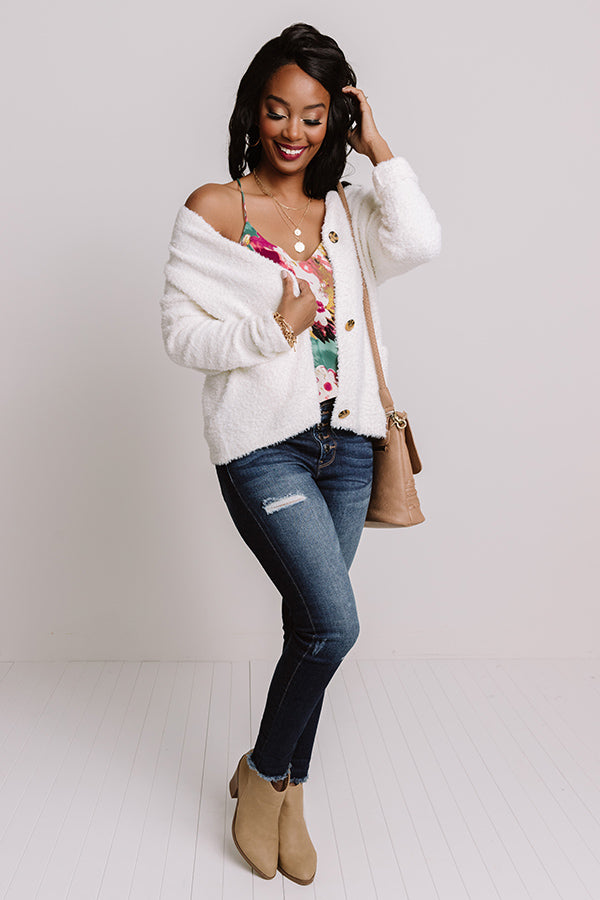 Falling For You Floral Shift Tank Image - 2