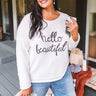 Hello Beautiful Knit Sweater Curves Image - 1