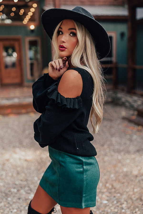 Sweet As Sugar Sweater In Black Image - 3