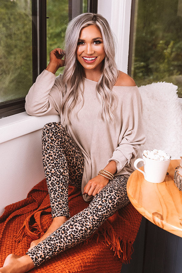 Lady Of Leisure Leopard Legging Image - 1