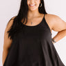 Fresh Air Feeling Shift Tank In Black   Curves Image - 1
