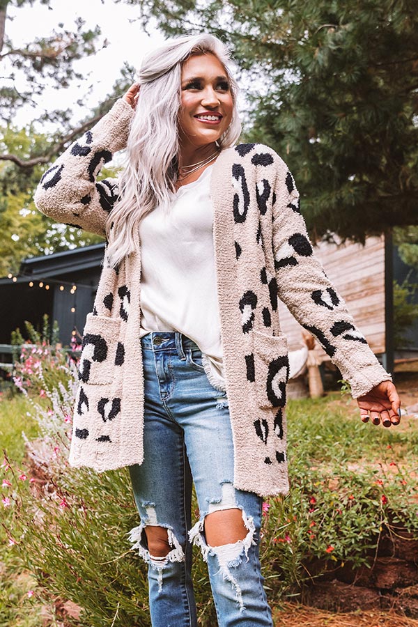 In Between The Pines Shift Top In Stone Image - 5