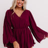 Celeb Sighting Romper in Windsor Wine Image - 1