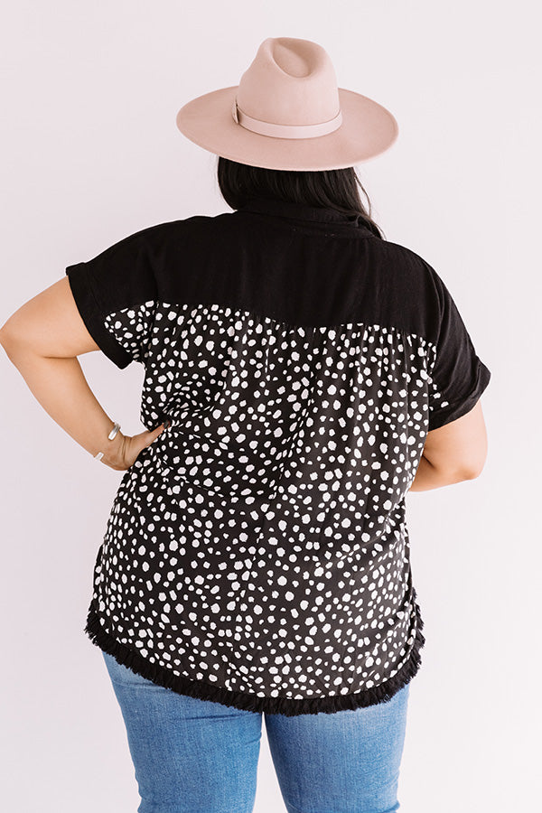 Success Story Shift Top In Black Curves Image - 2