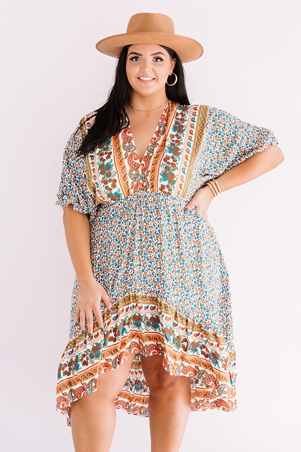 Journey To Tahoe Babydoll Dress Curves Image - 5