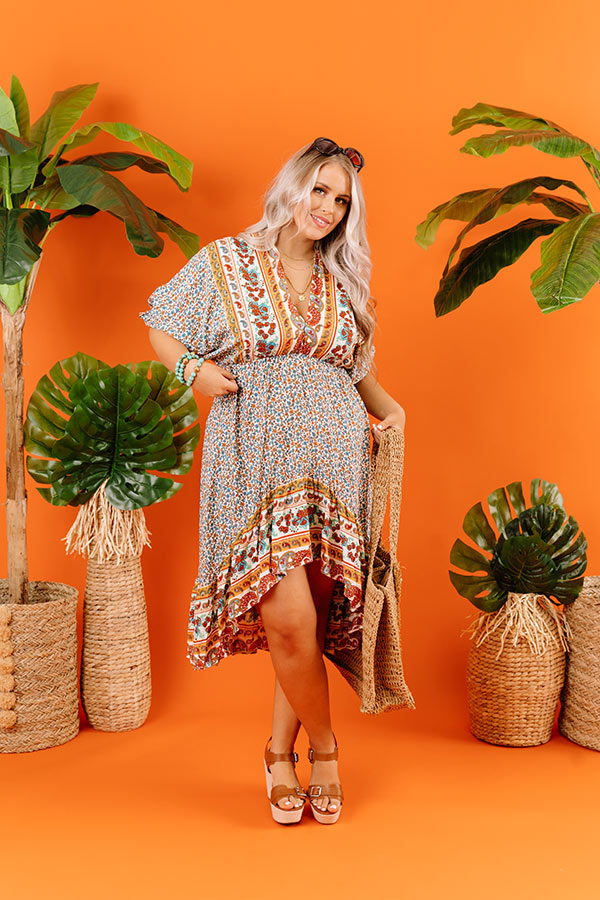 Journey To Tahoe Babydoll Dress Curves Image - 3