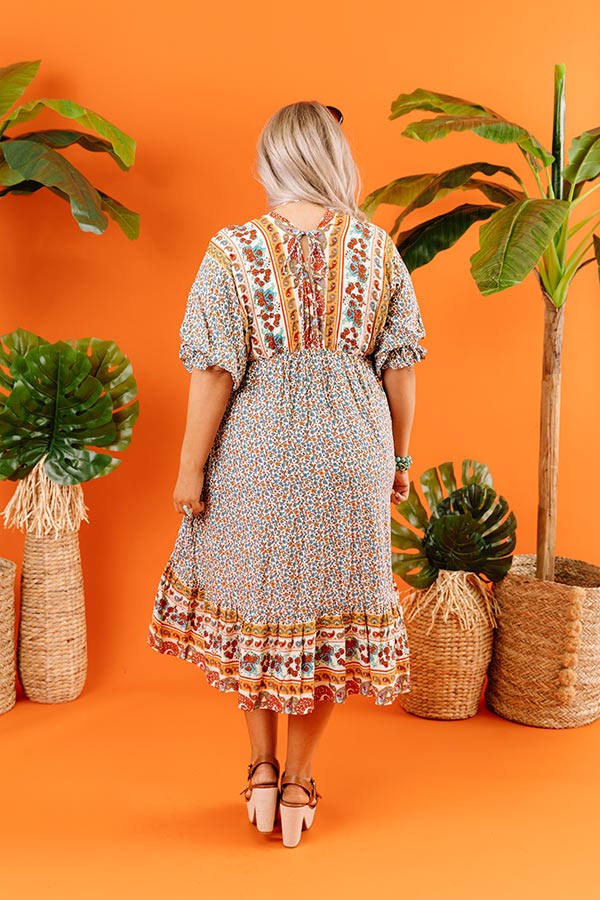 Journey To Tahoe Babydoll Dress Curves Image - 4