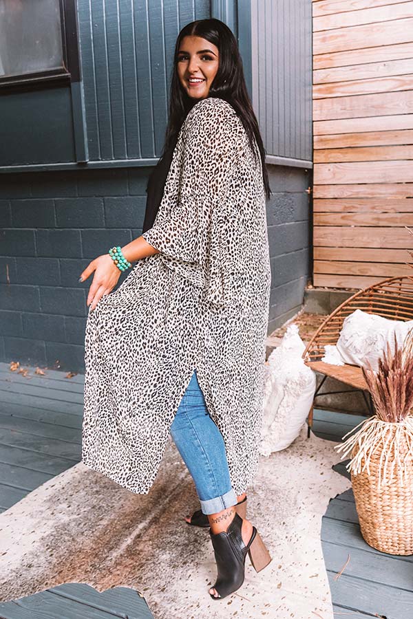 Napa Nights Leopard Duster Curves Image - 5