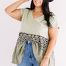 Park City Party Tunic Dress In Sage Curves Image - 1
