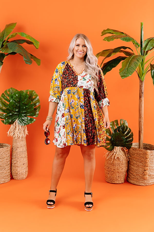 For The Fun Of It All Babydoll Dress   Curves Image - 1