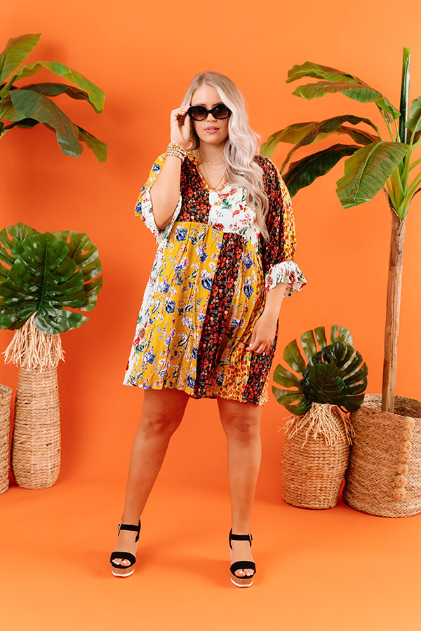 For The Fun Of It All Babydoll Dress   Curves Image - 2