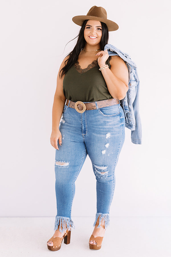 That Good Light Lace Trim Tank Curves Image - 2