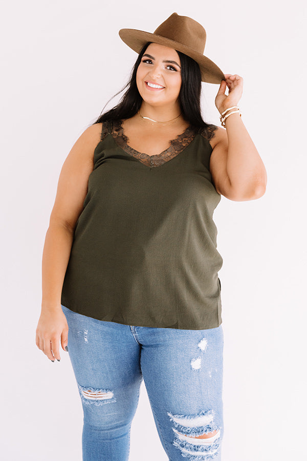 That Good Light Lace Trim Tank Curves Image - 3