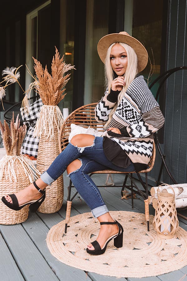 Blissful Autumn Days Knit Cardigan Image - 2