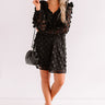 Cute Collab Shift Dress In Black Image - 1