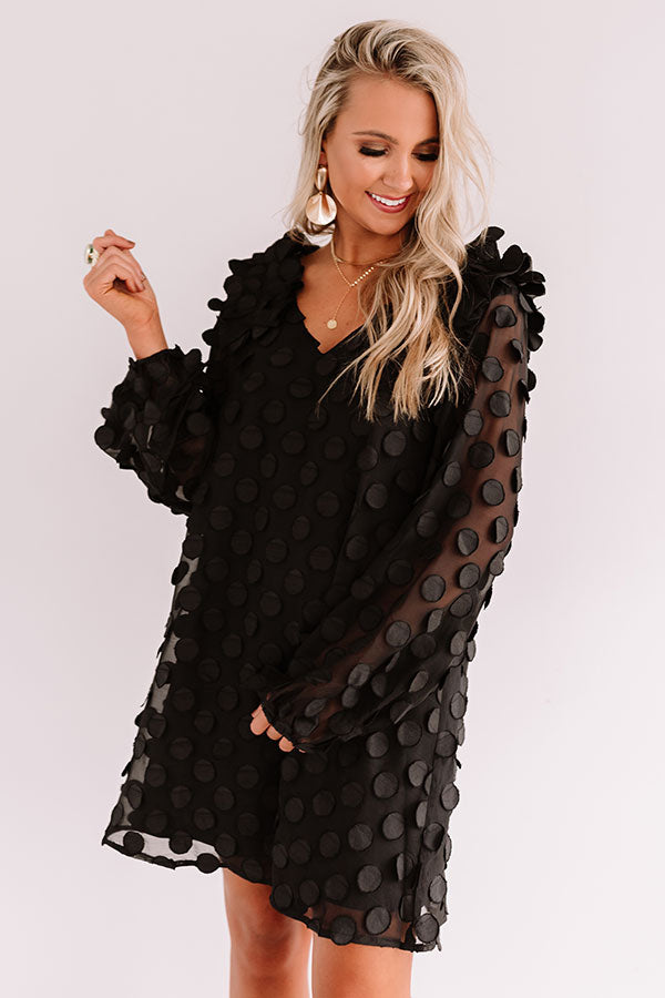 Cute Collab Shift Dress In Black Image - 2