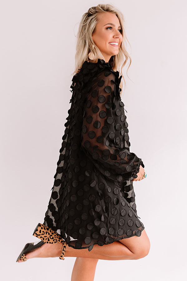 Cute Collab Shift Dress In Black Image - 3