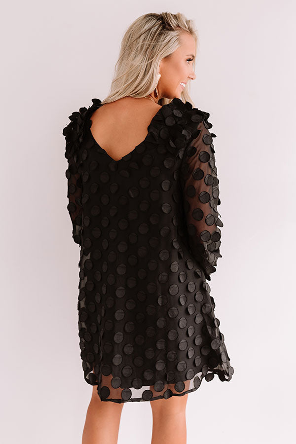 Cute Collab Shift Dress In Black Image - 4