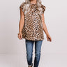 Trip To The City Leopard Top Image - 1