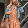 Chic Supply Shift Dress In Rust Image - 1