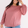 Fan Of Fall Shift Sweater In Blush   Curves Image - 1