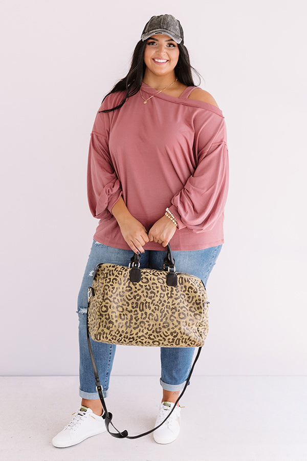 Fan Of Fall Shift Sweater In Blush   Curves Image - 2