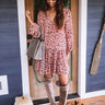 Vermont Visit Shift Dress In Rustic Rose Image - 1