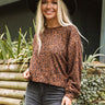 Fall Night Leopard Sweatshirt Image - 1