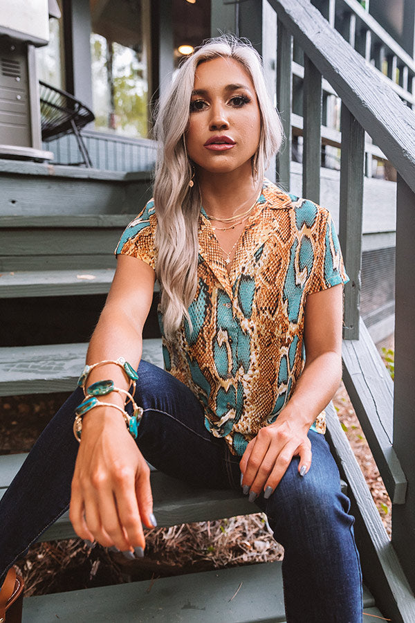 On Tour Layered Necklace In Gold Image - 3