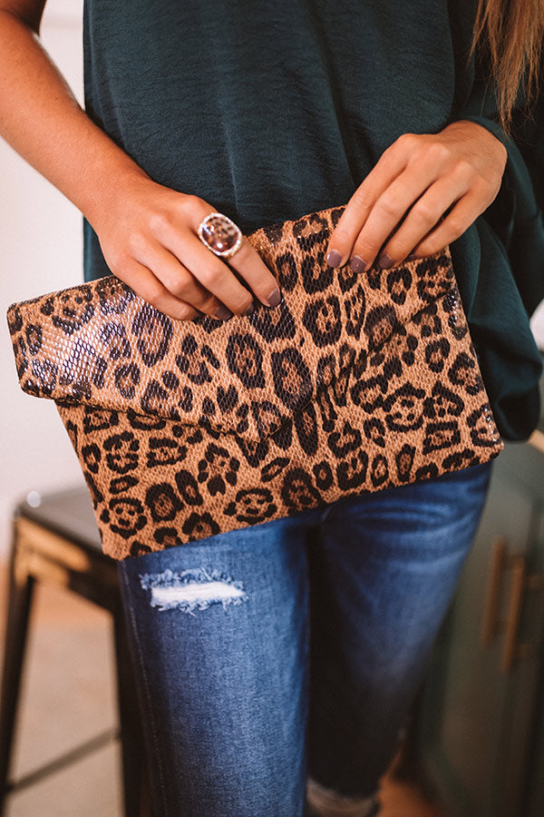 Looking For Love Leopard Clutch • Impressions Online Boutique