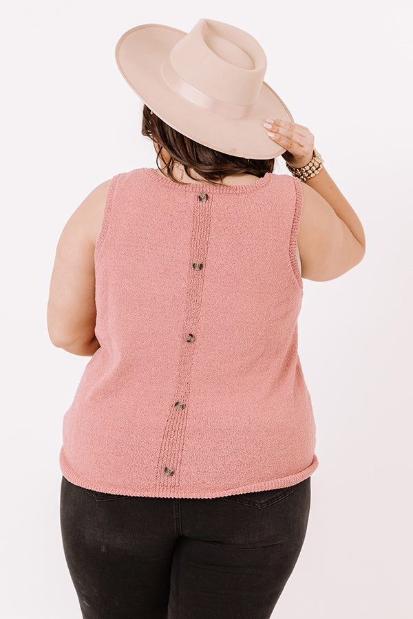 Good Connection Knit Top In Blush Curves Image - 4