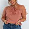 Stole The Show Shift Top In Blush Curves Image - 1