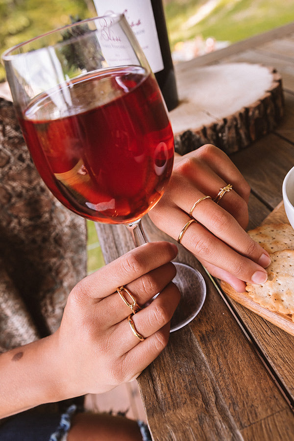 Best Look Ring Set In Gold • Impressions Online Boutique