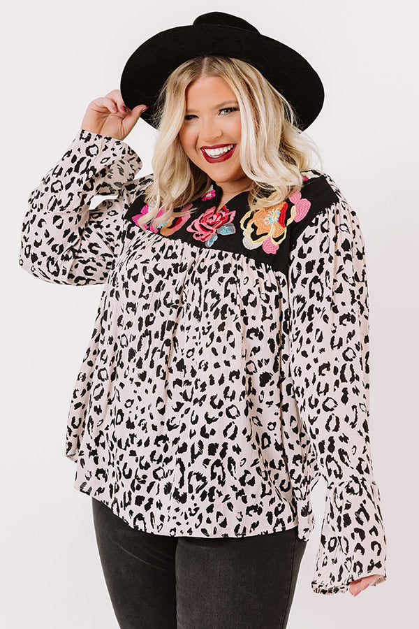 Brilliant Babe Leopard Shift Top  Curves Image - 1