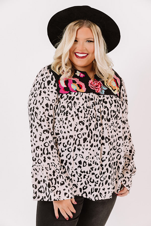 Brilliant Babe Leopard Shift Top  Curves Image - 3