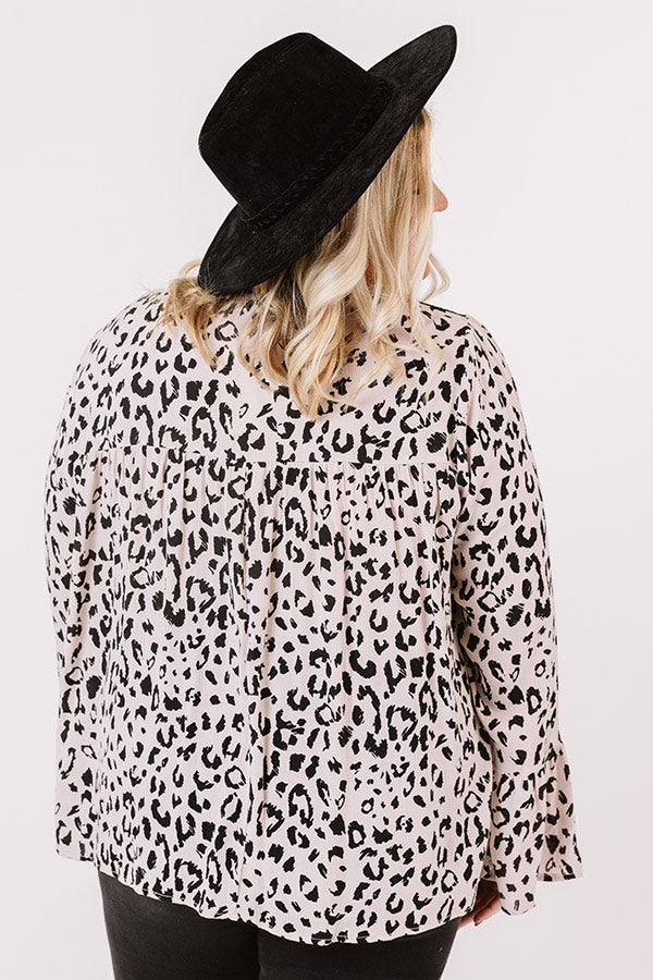 Brilliant Babe Leopard Shift Top  Curves Image - 4