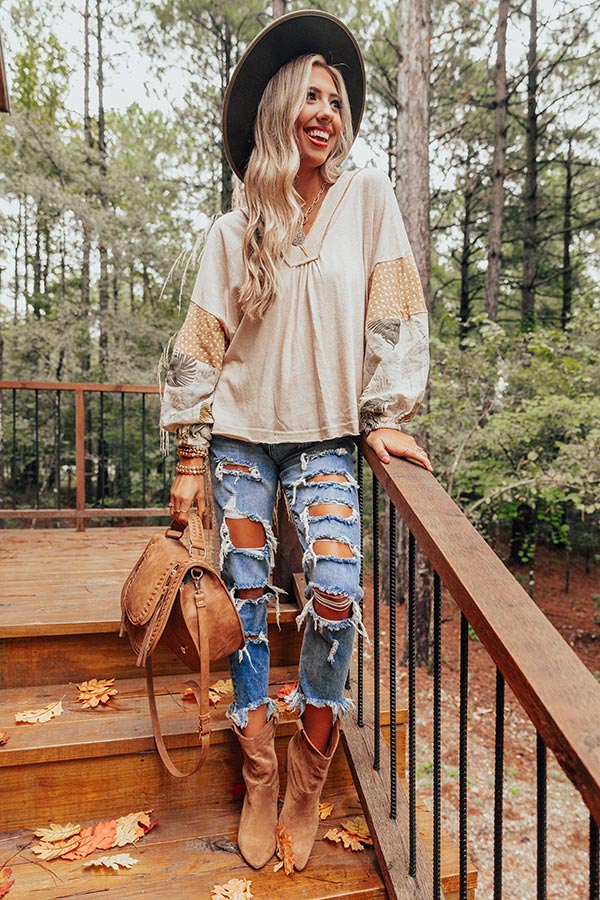 Day Market Shift Top In Champagne Image - 1