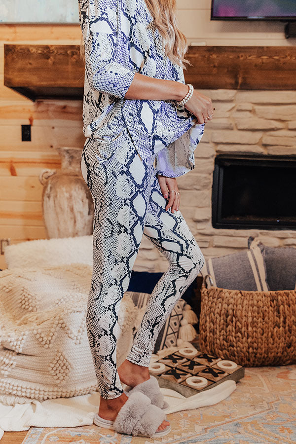 Chill Mood Snake Print Legging Image - 3