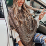 Cozy Lodge Leopard Poncho Image - 1